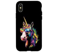 Licorne Poney Cavalier Ponyhof Chevaux Équitation Licornes Coque pour iPhone X/XS