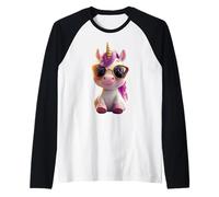Licorne Poney Cavalier Ponyhof Chevaux Équitation Licornes Manche Raglan