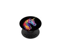 Licorne Poney Cavalier Ponyhof Chevaux Équitation Licornes PopSockets PopGrip Adhésif
