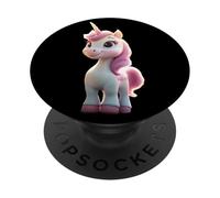 Licorne Poney Cavalier Ponyhof Chevaux Équitation Licornes PopSockets PopGrip Adhésif