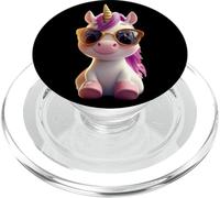 Licorne Poney Cavalier Ponyhof Chevaux Équitation Licornes PopSockets PopGrip pour MagSafe