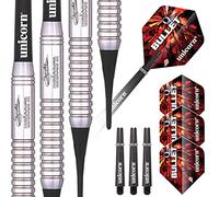 Licorne pour Homme Bullet en Acier Inoxydable Gary Anderson Fléchettes à Pointe Souple, Homme, Fléchettes, Bullet Stainless Steel Gary Anderson Soft Tip, Noir