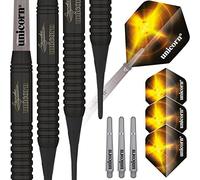 Licorne pour Homme Laiton Gary Anderson Fléchettes à Pointe Souple, Homme, Fléchettes, Brass Gary Anderson Soft Tip, Noir