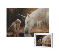 Licorne Puzzle 3000 Pièces Adultes Puzzle Fille Classique, Activite Manuelle Adulte, Puzzles de Jeu Stimulants, Puzzles Impossible, Enjoy Activités de défi Familial pour Ies Soirées de Jeu,p103t