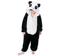 Licorne Pyjama Kiguruma Combinaison Vêtement de Nuit Cosplay Costume Déguisement Unicorn pour Enfant Unisex (125(Convient 135-144cm), Panda)