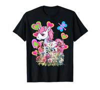 Licorne rétro pour enfant - Licornes - Fille - Cheval - Fleurs de conte T-Shirt