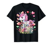 Licorne rétro pour enfant - Licornes - Fille - Cheval - Fleurs de conte T-Shirt