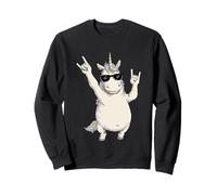 Licorne Rock on Lunettes de Soleil Cool Fantasy Sweatshirt