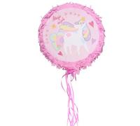 Licorne Rose PINATA d'anniversaire, pour anniversaire À CASSER 30x8 cm
