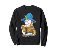 Licorne Sorcier Livre de Sorts Sweatshirt