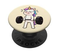 Licorne soulevé de Terre Gym Rat Lifting Garçons Filles Femmes PopSockets PopGrip Adhésif