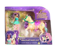 Unicorn Academy - L'Ecole des Licornes - Licorne Leaf avec Lumières + Poupée Ava - Licorne Et Poupée À Collectionner - Jouets Inspirés De La Série L'Ecole des Licornes - Jouet Enfant 4 Ans Et +