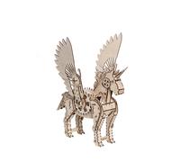 Playwood Maquette 3D Licorne en bois – À assembler, sans colle ni outils – Dès 14 ans