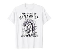 Licorne Super énervée qui déchire ça va chier des paillettes T-Shirt