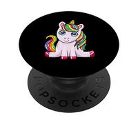 Licorne Sweet Rainbow Unicorn Squad Licorne PopSockets PopGrip Interchangeable