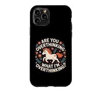 Licorne trop Penser, Citation Amusante et Amusante Contre l'anxiété Coque pour iPhone 11 Pro