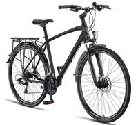 Licorne Vélo de randonnée de qualité supérieure en aluminium de 71,1 cm avec frein à disque pour garçons, filles, femmes et hommes, 21 vitesses - VTT - Crossbike