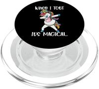 Licorne When I Toot It's Magical Funny PopSockets PopGrip pour MagSafe