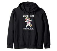 Licorne When I Toot It's Magical Funny Sweat à Capuche