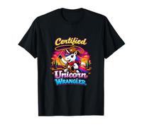 Licorne Wrangler Western Sunset Graphic T-Shirt