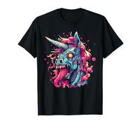 Licorne Zombie Effrayante | Horreur Punk Goth Gothique T-Shirt
