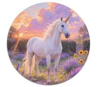 LicorneJigsaw Puzzles 1000 Piece for Adults Round FantastiqueCreative Challenge Toys Gift1000pcs (67.5x67.5cm)
