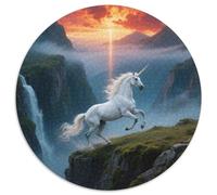LicorneJigsaw Puzzles 1000 Pieces for Adults Round FantastiqueCreative Challenging Toys Gift1000pcs (67.5x67.5cm)