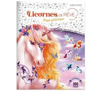 Licornes de rêve - Cahier de stickers - Magie fantastique - Christine Alcouffe - Play Bac Eds - broché - Document jeunesse