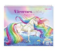 Licornes de rêve - Carnet créatif - Magie Arc-en-ciel - Christine Alcouffe - Play Bac Eds - cartonné - Document jeunesse