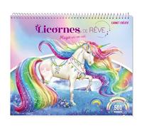 Licornes de rêve - Carnet créatif - Magie Arc-en-ciel - Christine Alcouffe - Play Bac Eds - cartonné - Document jeunesse