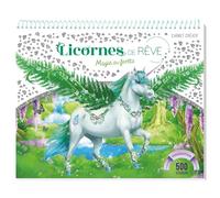 Licornes de rêve - Carnet créatif - Magie de la forêt 500 autocollants - Christine Alcouffe - Play Bac Eds - relié - Document jeunesse