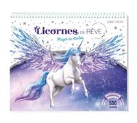 Christine Alcouffe – Licornes de rêve – Carnet créatif : Magie des étoiles – Nouvelle édition broché