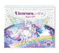 Licornes de rêve - Carnet créatif - Magie des fées nouvelle édition Edition 2023 - Christine Alcouffe - Play Bac Eds - relié - Document jeunesse