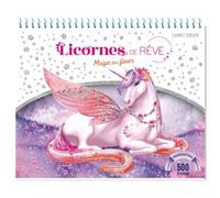 Licornes de rêve - Carnet créatif - Magie des fleurs nouvelle édition - Christine Alcouffe - Play Bac Eds - relié - Carnet (de voyage, intime, de notes)