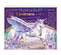 Licornes de rêve - Carnet créatif - Magie des pierres précieuses