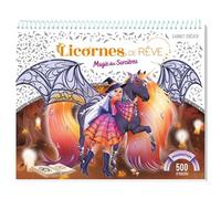 Licornes de rêve - Carnet créatif - Magie des sorcières - Christine Alcouffe - Play Bac Eds - cartonné - Document jeunesse