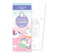 Licornes enchantées - Mes petites cartes à colorier