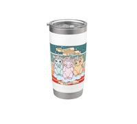 Licornes mignonnes Trois singes sages Voir, entendre et ne Gobelet isotherme en acier inoxydable double paroi