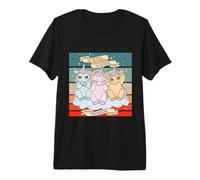 Licornes Mignonnes Trois singes sages Voir, Entendre et ne T-Shirt Haut de Gamme