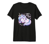 Licornes sarcastiques Amusantes I Can't Exist Today T-Shirt Haut de Gamme