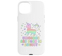 Licorns are Born in January Funny Unicorns Mom Dad Kids Coque pour iPhone 15 Plus