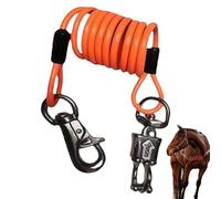 Licou pour Cheval - Élastique en Spiral pour Animaux - Licou De Conduite avec Extension À Ressort,pour Moutons Volaille Bétail Ferme Extérieur Écurie Pâturage Concours
