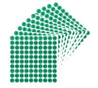 LICQIC 10 Feuilles 1-100 Chiffre Autocollant Numero Etiquettes, 1000 Pièces 10mm