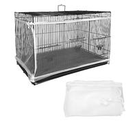 LICQIC Couverture de Cage à Oiseaux, Housse de Protection en Maille, Ajustable Attrape Graine, Filet de Perroquet en Maille de Nylon, Couvre-Jupe Guard pour Cage Rondes Carré