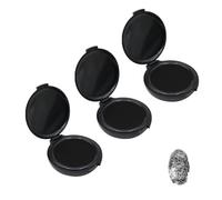 LICQIC Doigts Tampon Encreur D'Empreintes Digitales, Encreur Effaçable à Séchage Rapide, Rapide avec Impressions Transparentes pour Bureau Identification Notaire