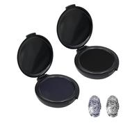 LICQIC Doigts Tampon Encreur D'Empreintes Digitales, Encreur Effaçable à Séchage Rapide, Rapide avec Impressions Transparentes pour Bureau Identification Notaire