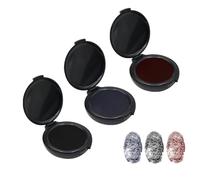 LICQIC Doigts Tampon Encreur D'Empreintes Digitales, Encreur Effaçable à Séchage Rapide, Rapide avec Impressions Transparentes pour Bureau Identification Notaire