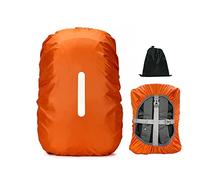 LICQIC Housse de Pluie pour Sac à Dos avec Bandes Réfléchissantes et Sangles Réglables, Housse de Pluie Imperméable pour Sac à Dos, avec Sac de Rangement, pour Tourisme, Camping, Cyclisme