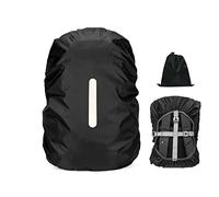 LICQIC Housse de Pluie pour Sac à Dos avec Bandes Réfléchissantes et Sangles Réglables, Housse de Pluie Imperméable pour Sac à Dos, avec Sac de Rangement, pour Tourisme, Camping, Cyclisme