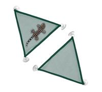LICQIC Lot de 2 hamacs en maille pour reptile, lézard, vivarium pour iguanes, anoles, geckos, serpents, caméléon (vert, S)
